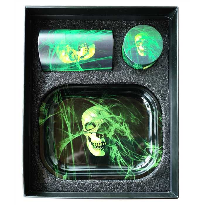Kit 3 Pièces Skull Vert Ragga