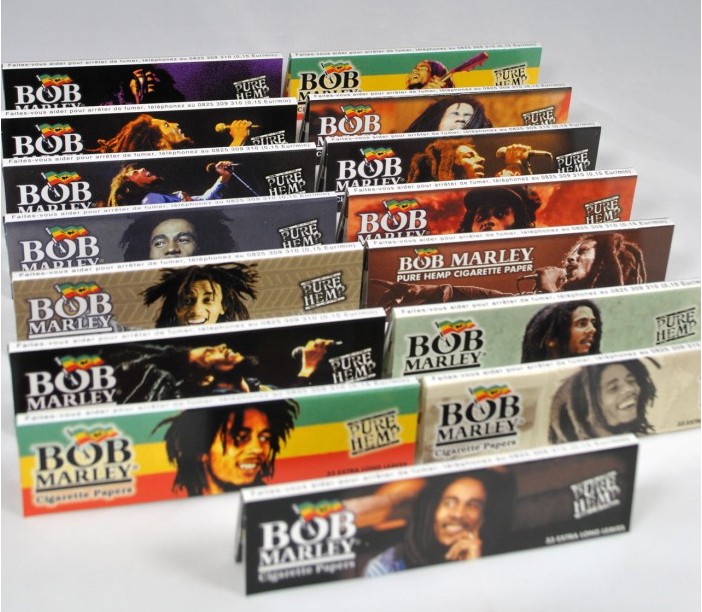 Lot de 3 boites de 50 carnets de feuilles à rouler Bob Marley slim – Image 2
