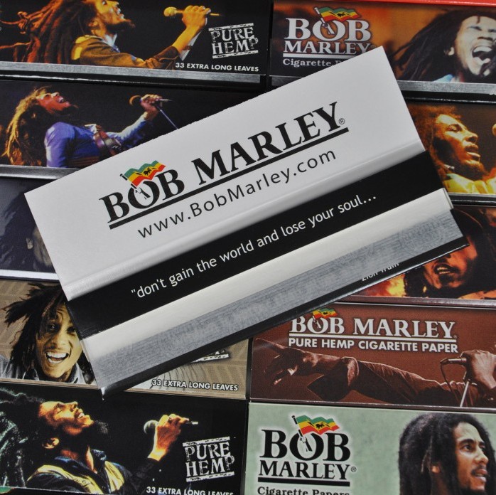 Lot de 3 boites de 50 carnets de feuilles à rouler Bob Marley slim – Image 3