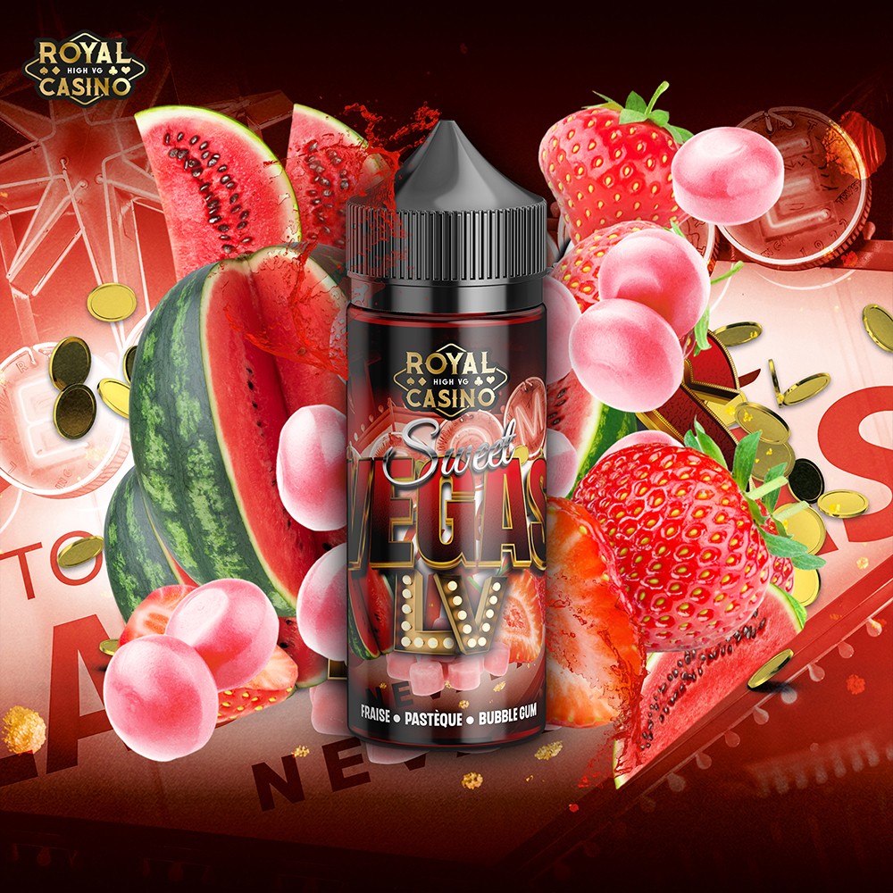 E liquide Sweet Vegas - Royal Casino - 100ml