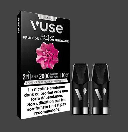 VUSE Saveur fruit du dragon grenade Recharges Ultra en 10mg de nicotine