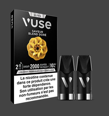 VUSE Saveur Blend Doré Recharges Ultra en 10mg de nicotine