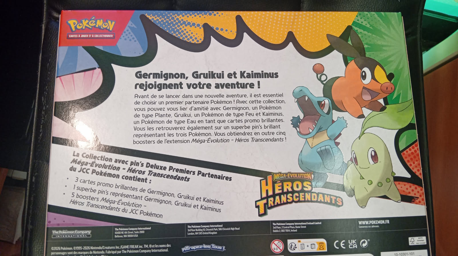 Coffret Pokemon deluxe pin box héros transcendants ME 2.5 fr – Image 2