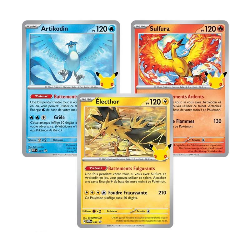 Coffret poster pokemon 30ème anniversaire – Image 3
